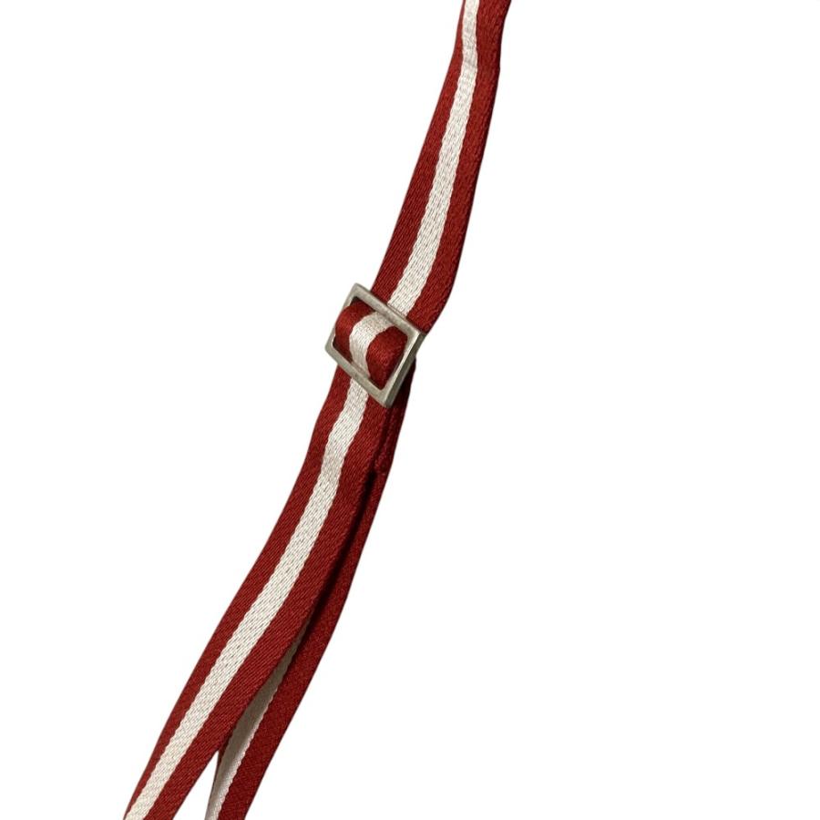 Bally（バリー） 良品 ストライプストラップ レザー ショルダーバッグ