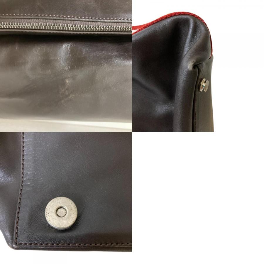 Bally（バリー） 良品 ストライプストラップ レザー ショルダーバッグ