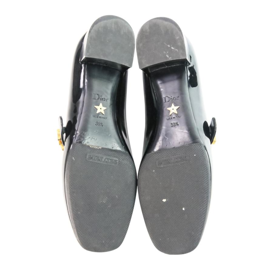 美品☆Dior パンプス BABY-D パテント ブラック 37.5 Christian Dior（クリスチャン・ディオール） 美品 BABY-D パテント