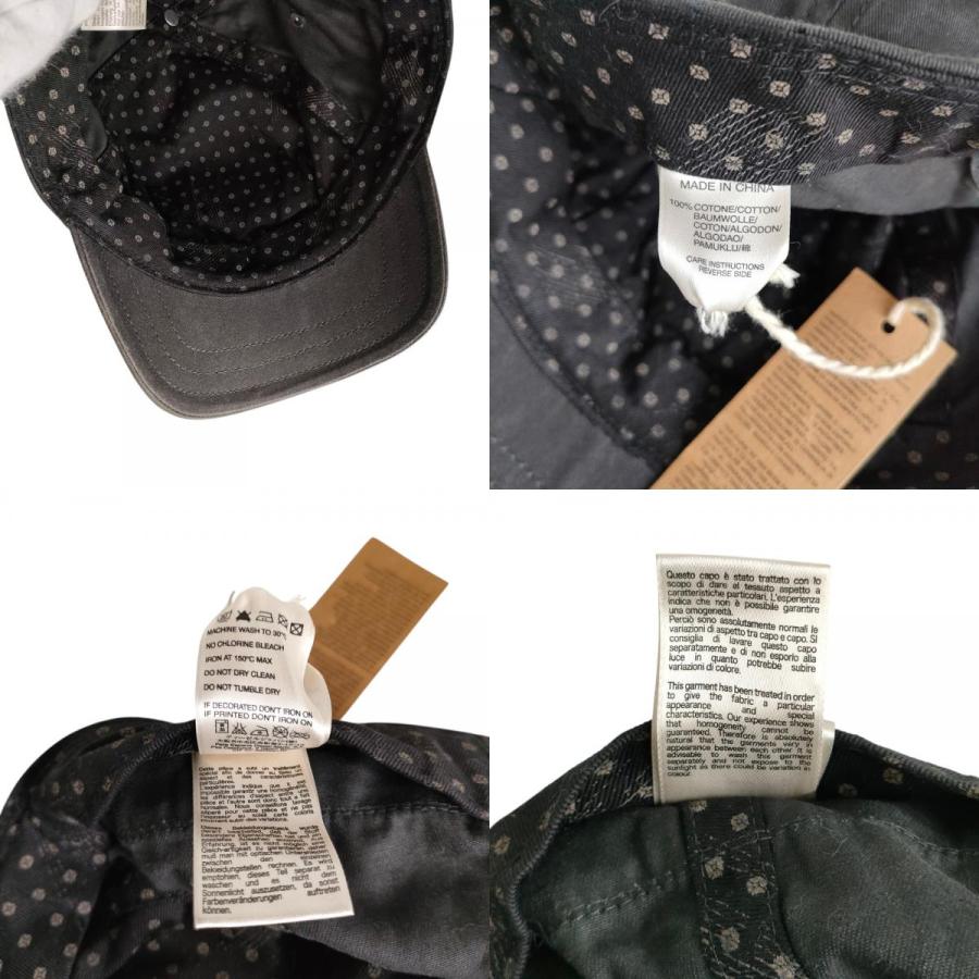 DIESEL（ディーゼル） 美品 ロゴ刺繍 キャップ 帽子 グレー レディース