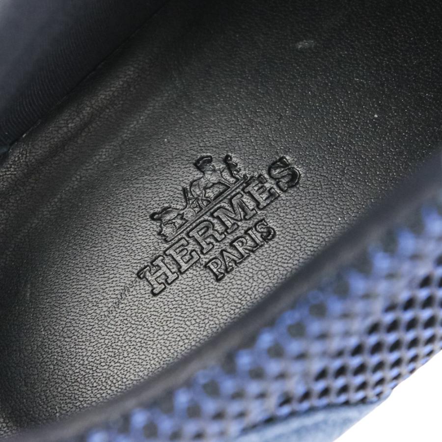 HERMES 新品同様 エルメス Starter スターター Hロゴ スエード