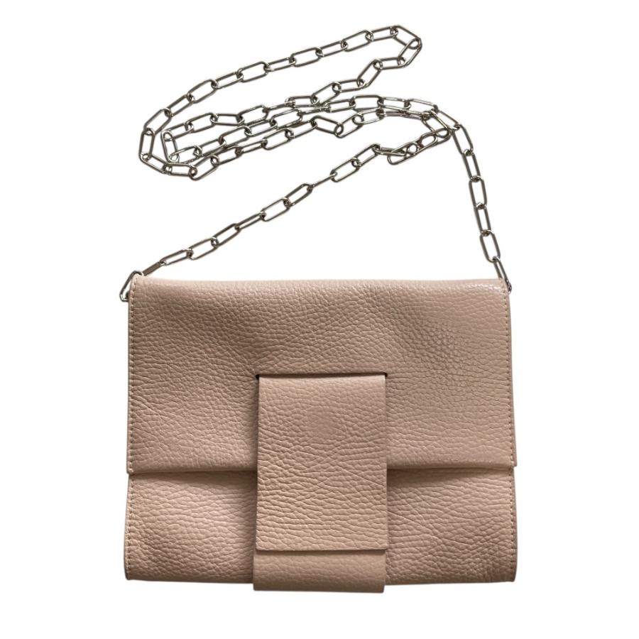 美品　メゾンマルジェラ　チェーンウォレット　ベージュ　バッグ　マルジェラ Maison Margiela メゾンマルジェラ 4ステッチチェーンウォレット