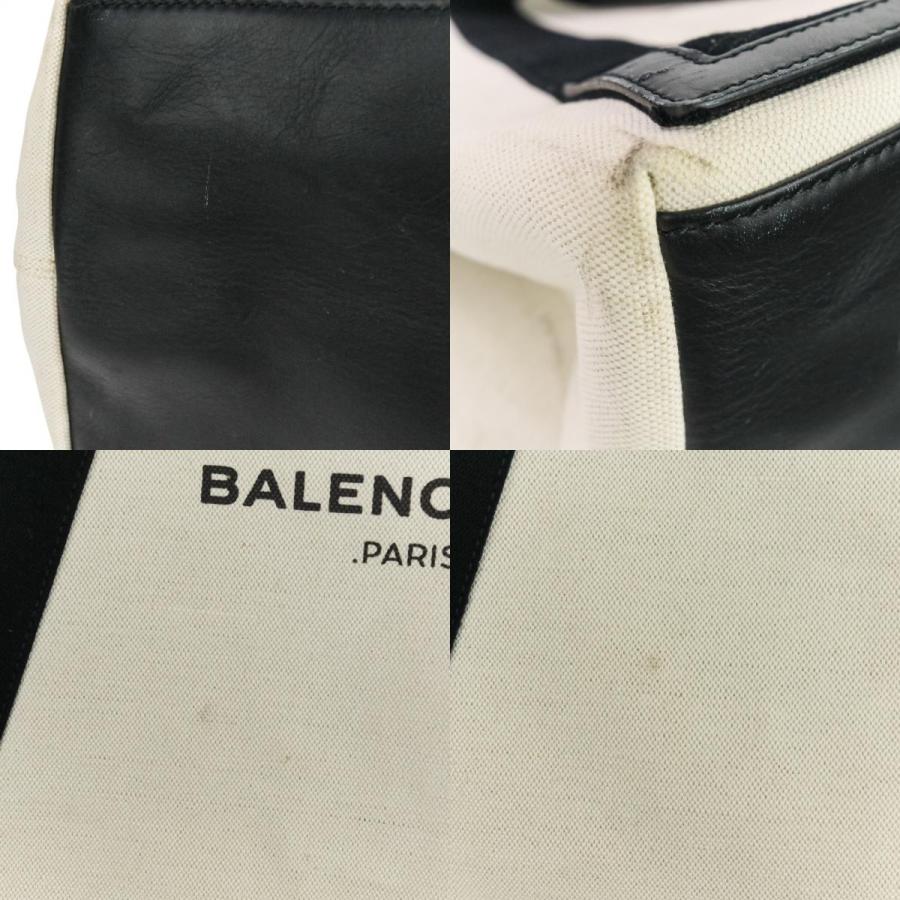 BALENCIAGA（バレンシアガ） 良品 ネイビーカバス M キャンバス トート 