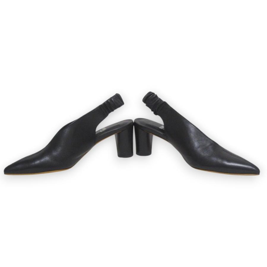 美品 HENRI EN VARGO ヘンリエンヴァーゴ レザー スリングバック  