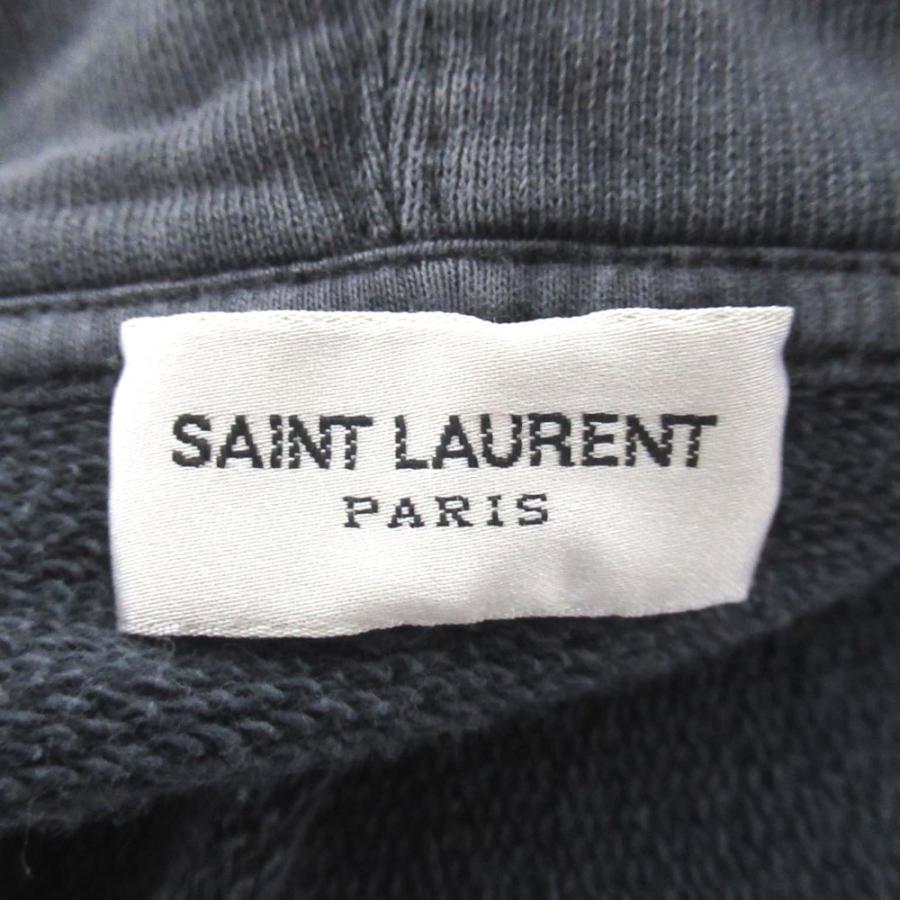 良品 SAINT LAURENT PARIS サンローランパリ ロゴプリント USED加工