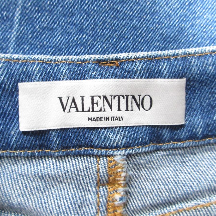 VALENTINO（ヴァレンティノ） 美品 カットオフ フレアデニムパンツ 