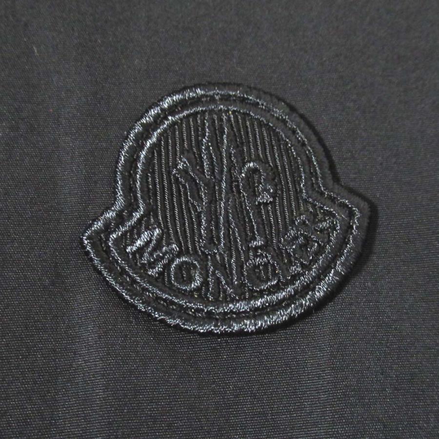 美品 22AW MONCLER モンクレール ABITO ルーズフィット 長袖 ロング丈 ドッキング ワンピース H20932G00006 サイズ40 ブラック レディース 古着 中古_4