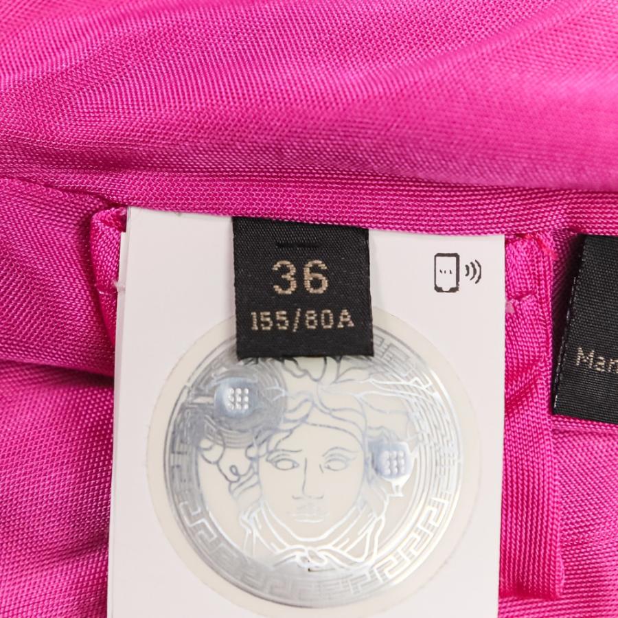 VERSACE 美品 ヴェルサーチ メデューサ ベルトプリント ドレス