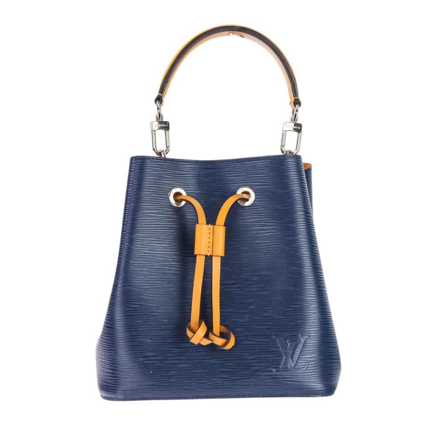 良品 Louis Vuitton ルイヴィトン エピ ネオノエBB 2way ハンドバッグ ショルダーバッグ M53610 ネイビーオレンジ レディース 古着 中古 USED LOUIS VUITTON（ルイ・ヴィトン） 良品 エピ ネオノエBB 2way
