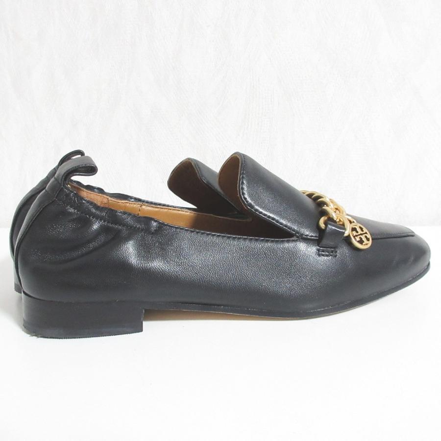 TORY BURCH（トリーバーチ） 美品 レザー チェーン ローファー 88346