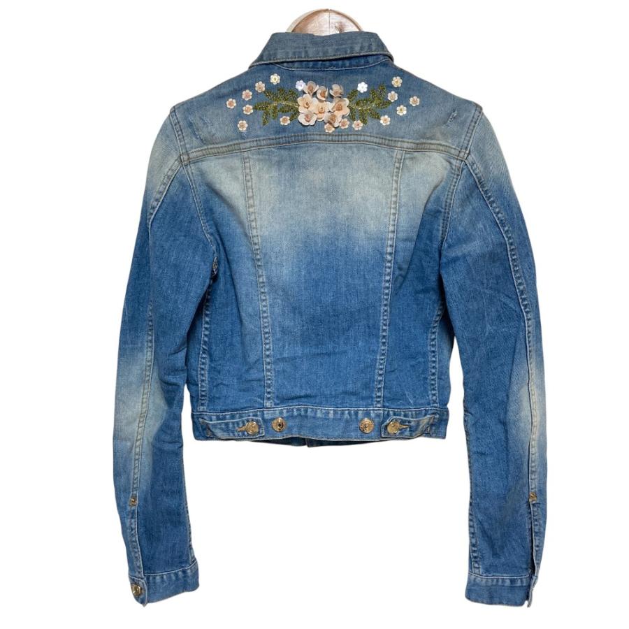 DSQUARED2（ディースクエアード） 美品 フラワー ビジュー デニム 