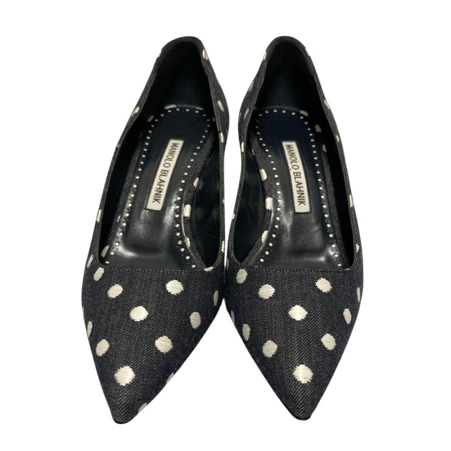 【美品】Manolo Blahnik マノロブラニク 24.5 キャロリン 黒 美品】Manolo Blahnik マノロブラニク 24.5 キャロリン 黒 極美品!憧れ