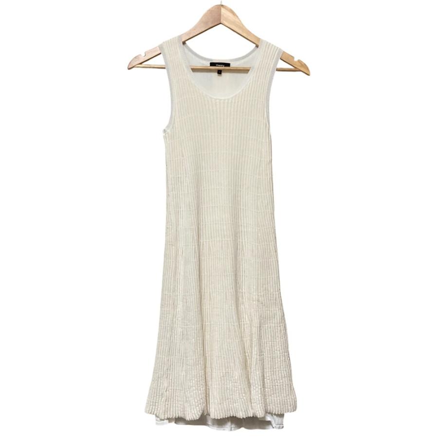theory（セオリー） 美品 CLEAN COTTON KNIT OTTOMAN DAY DRESS 