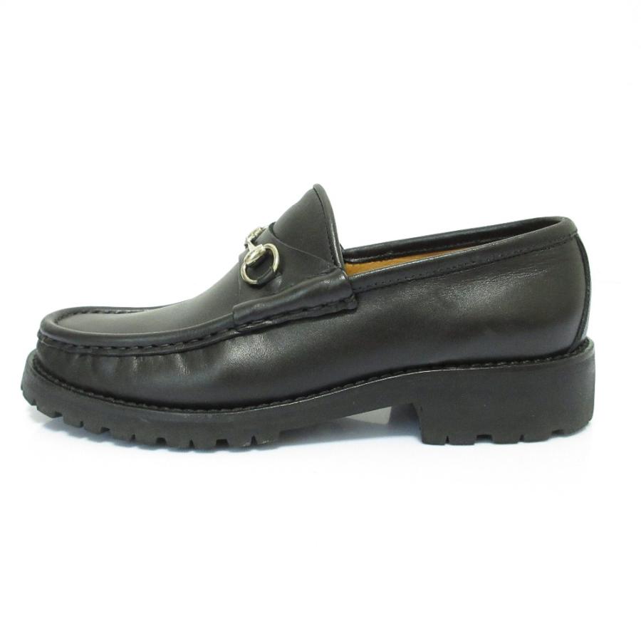 【美品】GUCCI グッチビットローファー 23CM 新品未使用品】【GUCCI】グッチ ホースビット ローファー レザー