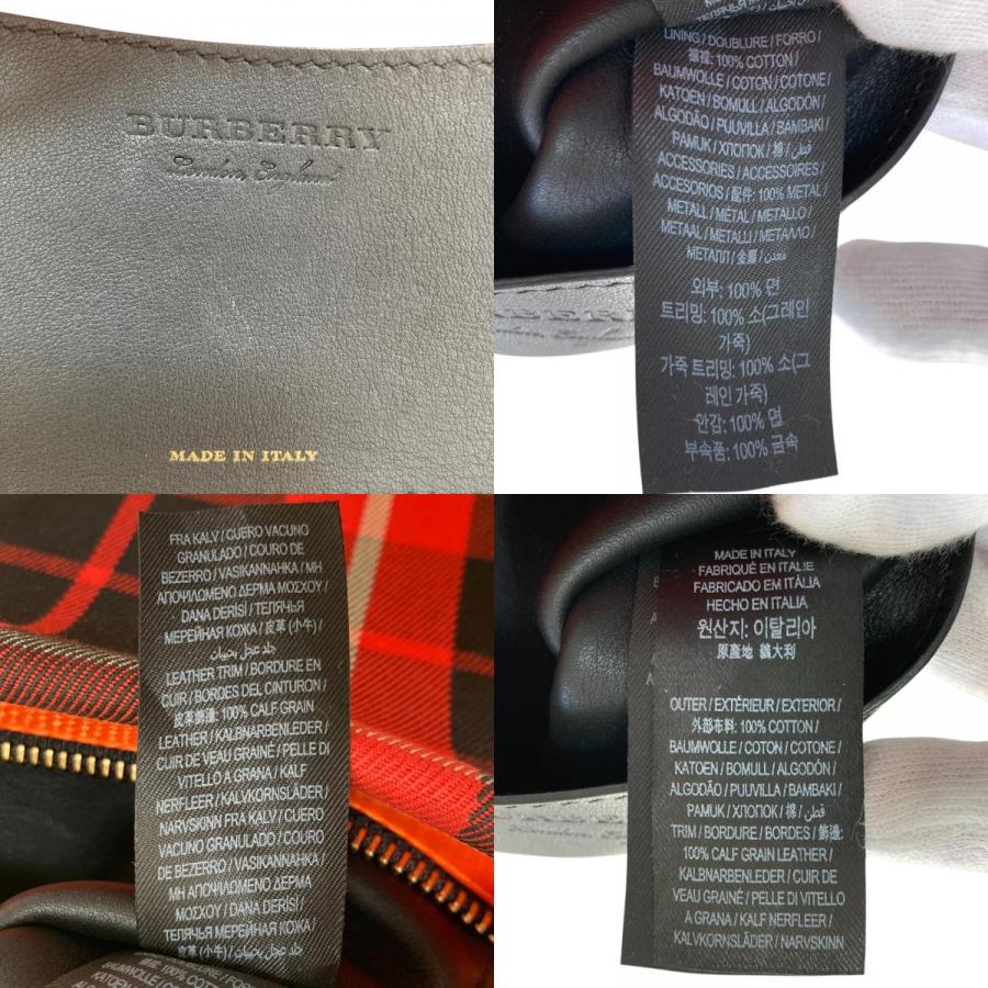 BURBERRY（バーバリー） 新品同様 チェック柄 クラッチバッグ ポーチ