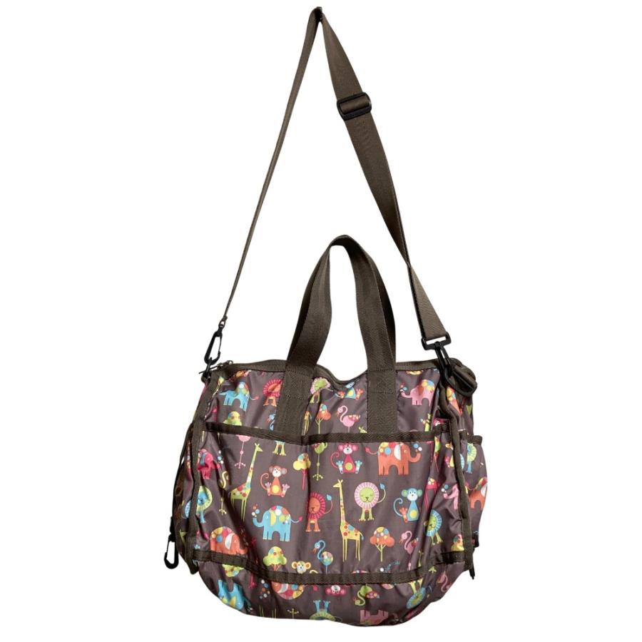 LeSportsac（レスポートサック） 美品 アニマル柄 2way ボストンバッグ