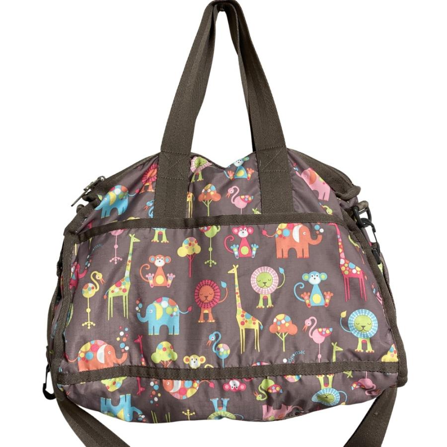 LeSportsac（レスポートサック） 美品 アニマル柄 2way ボストンバッグ