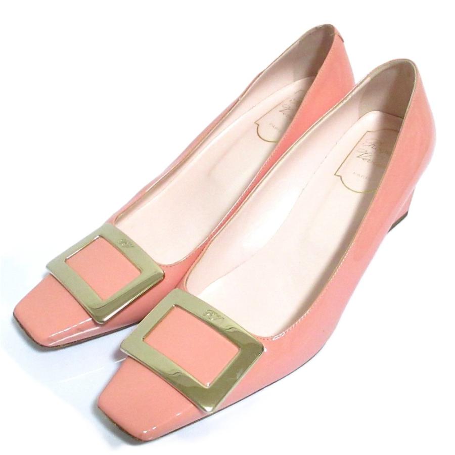 ロジェヴィヴィエ ベル ヴィヴィエ トランペット パンプス パテント