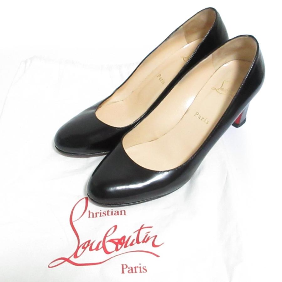 Christian Louboutin（クリスチャンルブタン） 良品 チャンキーヒール