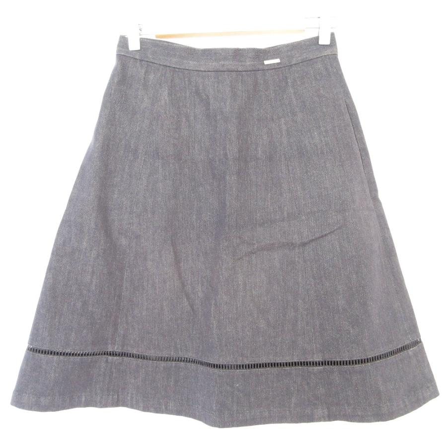 フォクシーニューヨーク デニムスカート Skirt INDIGO ITZ5RAYAIWWG
