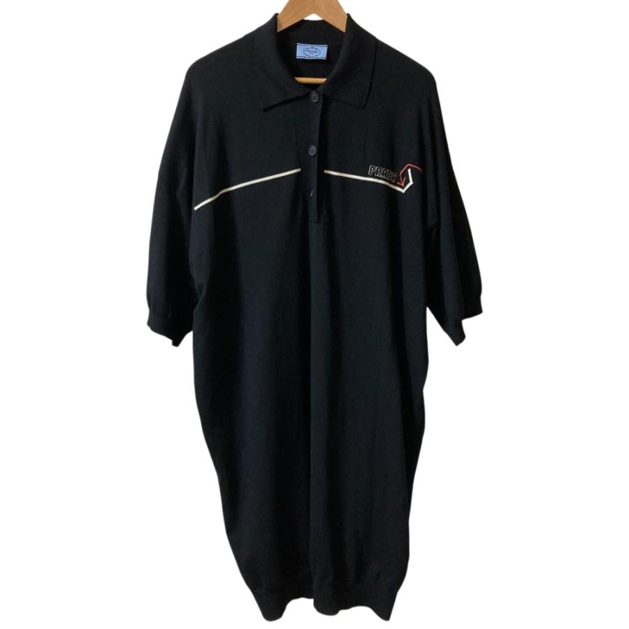 PRADA（プラダ） 美品 ABITO MC ストレッチ ウール ニットポロ