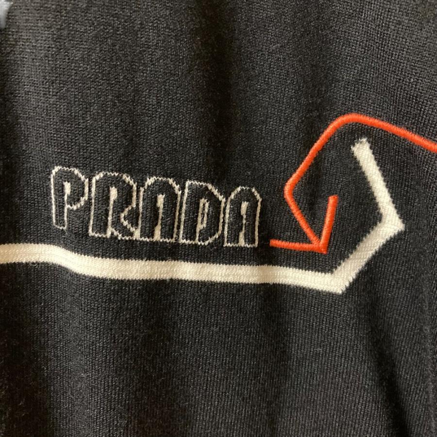 PRADA（プラダ） 美品 ABITO MC ストレッチ ウール ニットポロ