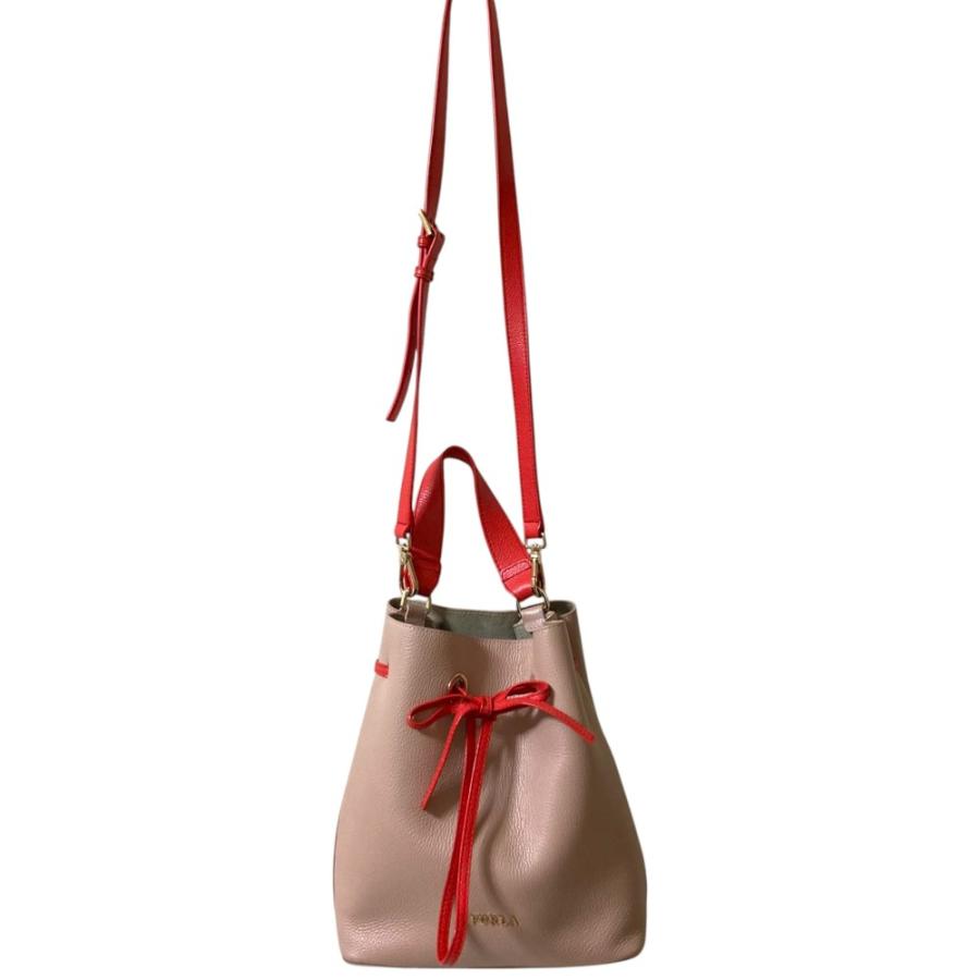 【極美品】FURLA フルラ レザー 本革製 巾着 2way ショルダーバッグ 楽天市場】【新品未使用品】【バッグ】FURLA フルラ