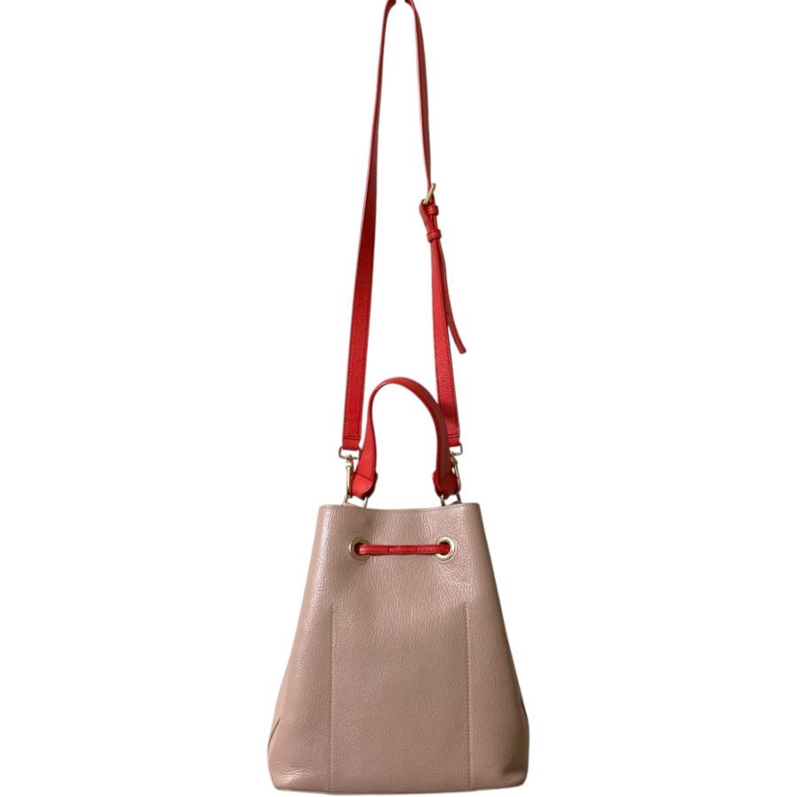 【極美品】FURLA フルラ レザー 本革製 巾着 2way ショルダーバッグ FURLA 美品 フルラ 2way 巾着ショルダーバッグ ハンドバッグ