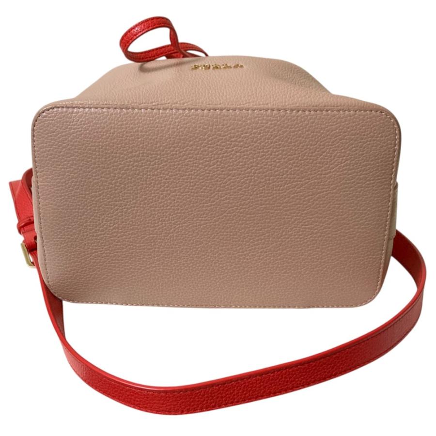 【極美品】FURLA フルラ レザー 本革製 巾着 2way ショルダーバッグ FURLA 美品 フルラ 2way 巾着ショルダーバッグ ハンドバッグ