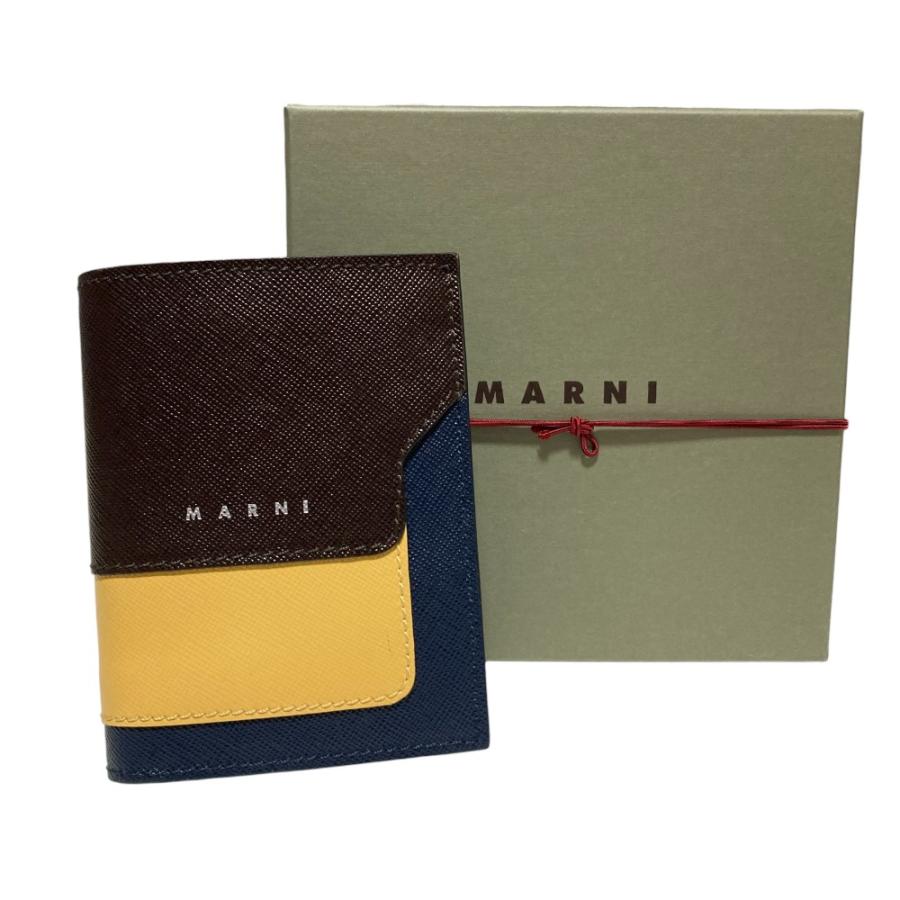 MARNI（マルニ） 新品同様 サフィアーノレザー BILLFOLD ウォレット 二
