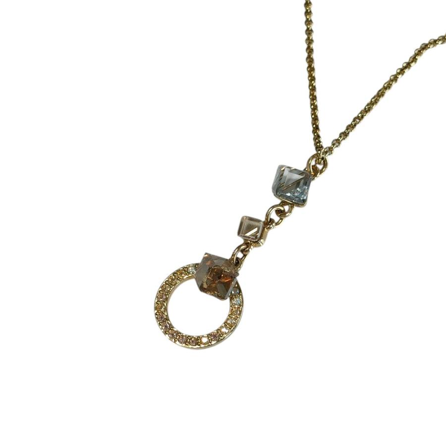 SWAROVSKI（スワロフスキー） 美品 クリスタルキューブ パヴェサークル 