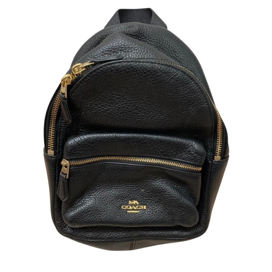 COACH(コーチ)レザー ミニリュック ブラック 【公式通販】