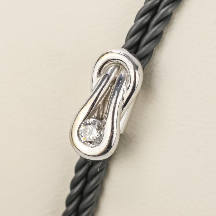 良品 FOREVERMARK フォーエバーマーク K18WG ダイヤモンド エン