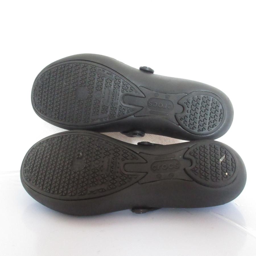 美品 Crocs クロックス アリスワーク メリージェーン シューズ