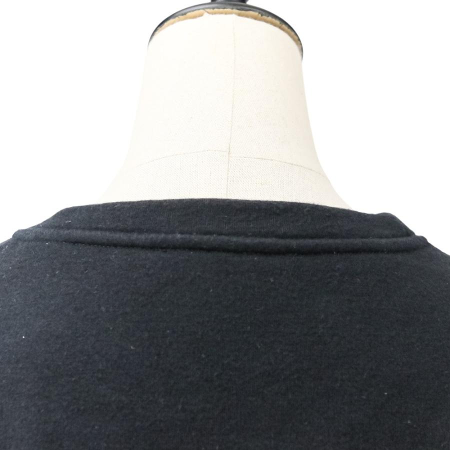 良品 DOLCE&amp;GABBANA ドルチェアンドガッバーナ DGロゴ クロップド スウェット トレーナー XL ブラック レディース 古着 中古 USED DOLCE&GABBANA（ドルチェ & ガッバーナ） 良品 ドルチェアンド