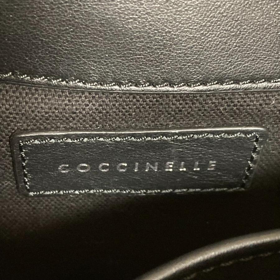 COCCINELLE（コチネレ） 良品 レザー フラップ チェーンショルダー 