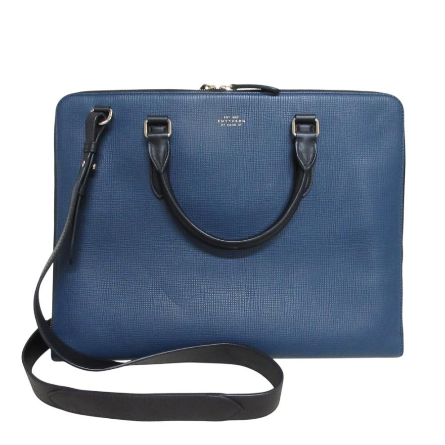Smythson（スマイソン） 新品同様 レザー 2WAYブリーフケース