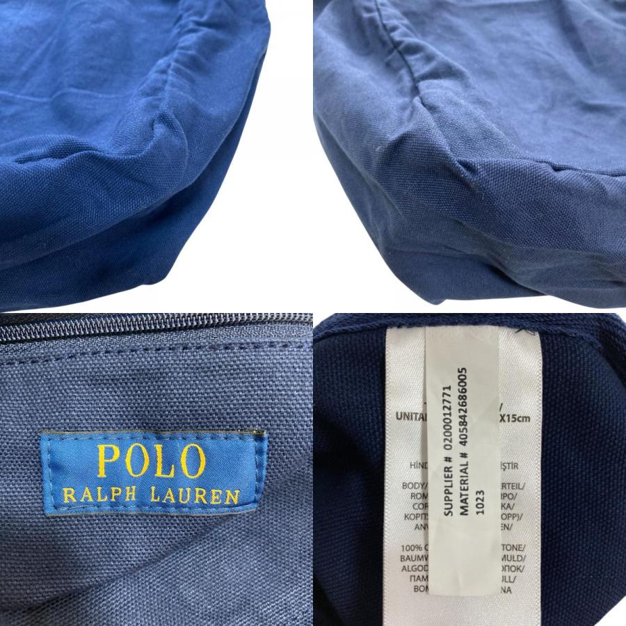 ラルフローレン　ミリタリーネイビー キャンバスショルダーバッグ ラルフローレン ミリタリーネイビー キャンバスショルダーバッグ