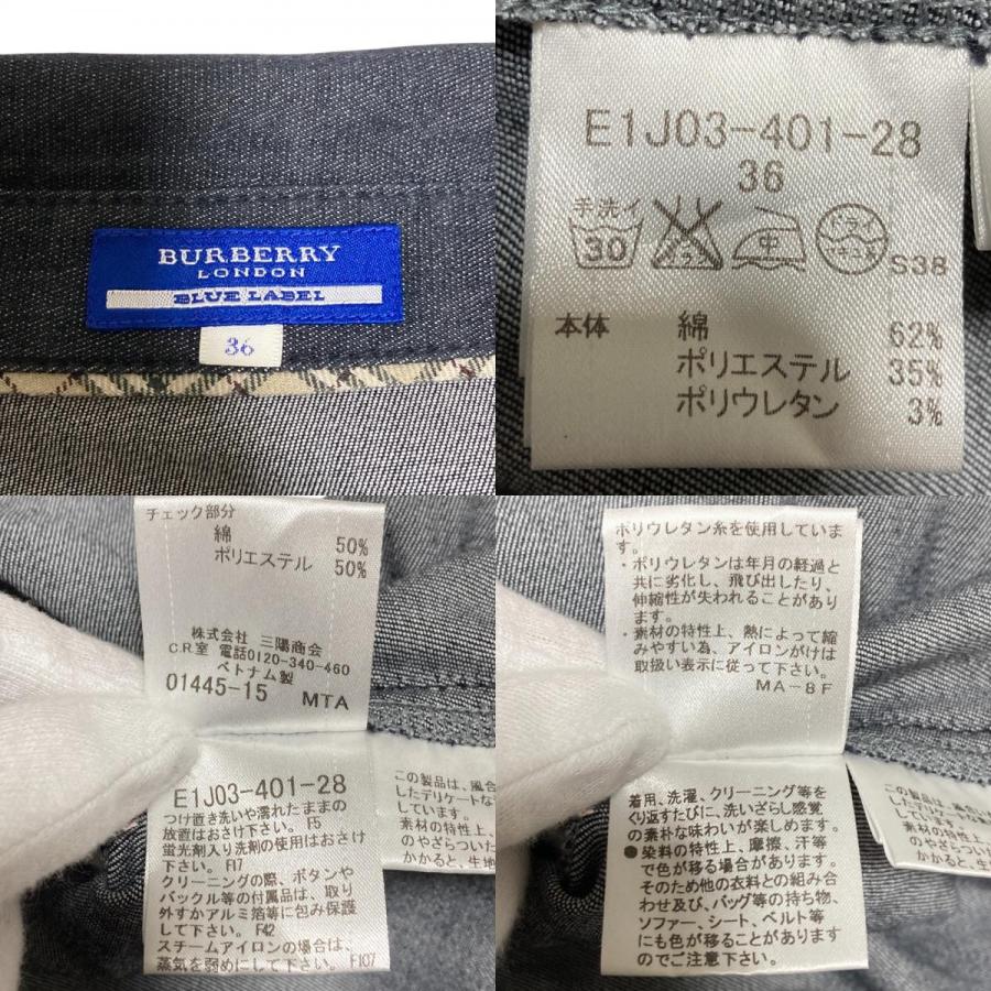BURBERRY BLUE LABEL（バーバリーブルーレーベル） 美品 ストレッチ