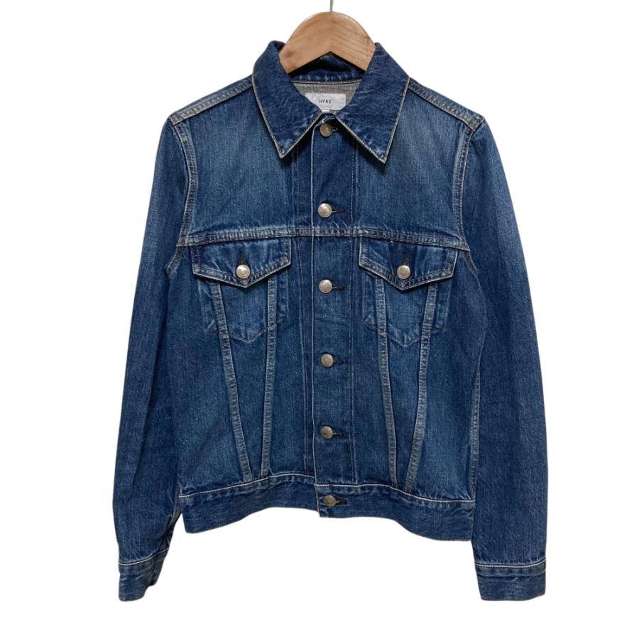 HYKE（ハイク） 美品 デニムトラッカージャケット サイズ2 インディゴ 