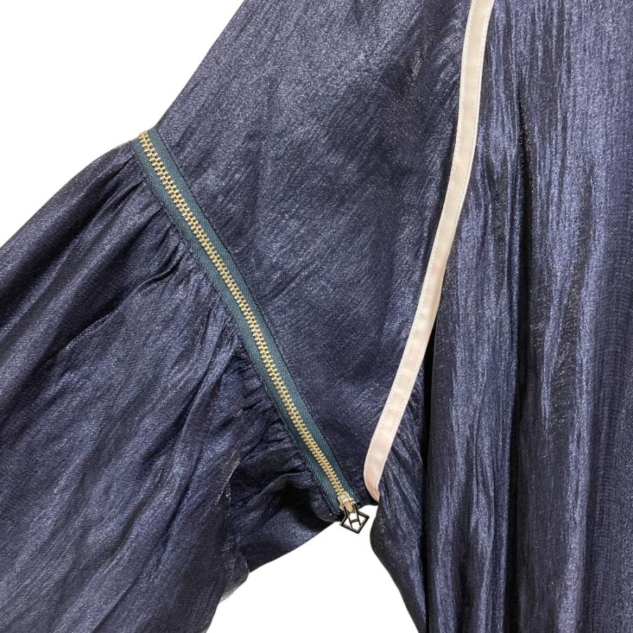 美品 hazama ハザマ 2023collection UNKNOWN 青天に辟易のワンピース L