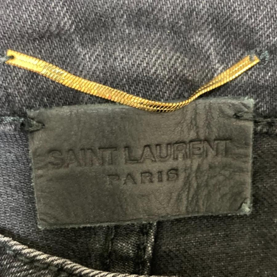 美品 SAINT LAURENT PARIS サンローランパリ D04 W/SK-HW スキニー