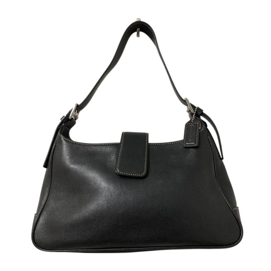 COACH（コーチ） 良品 レザー ワンショルダーバッグ 7789 ブラック