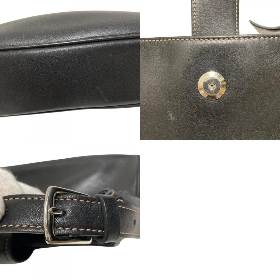 COACH（コーチ） 良品 レザー ワンショルダーバッグ 7789 ブラック