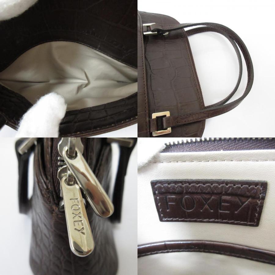 FOXEY（フォクシー） 良品 サクセスマカロン レザー 2way ハンドバッグ 