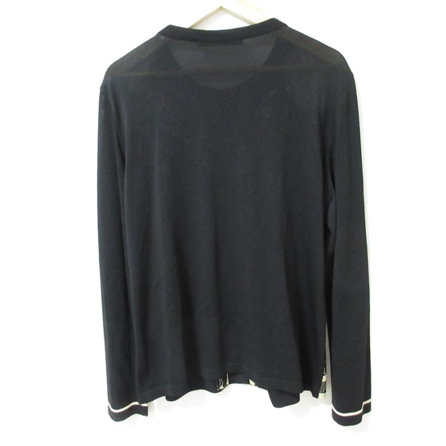 レオナール のカーディガン中古40 LEONARD 良品 レオナール カンカンストレッチ アシンメトリー