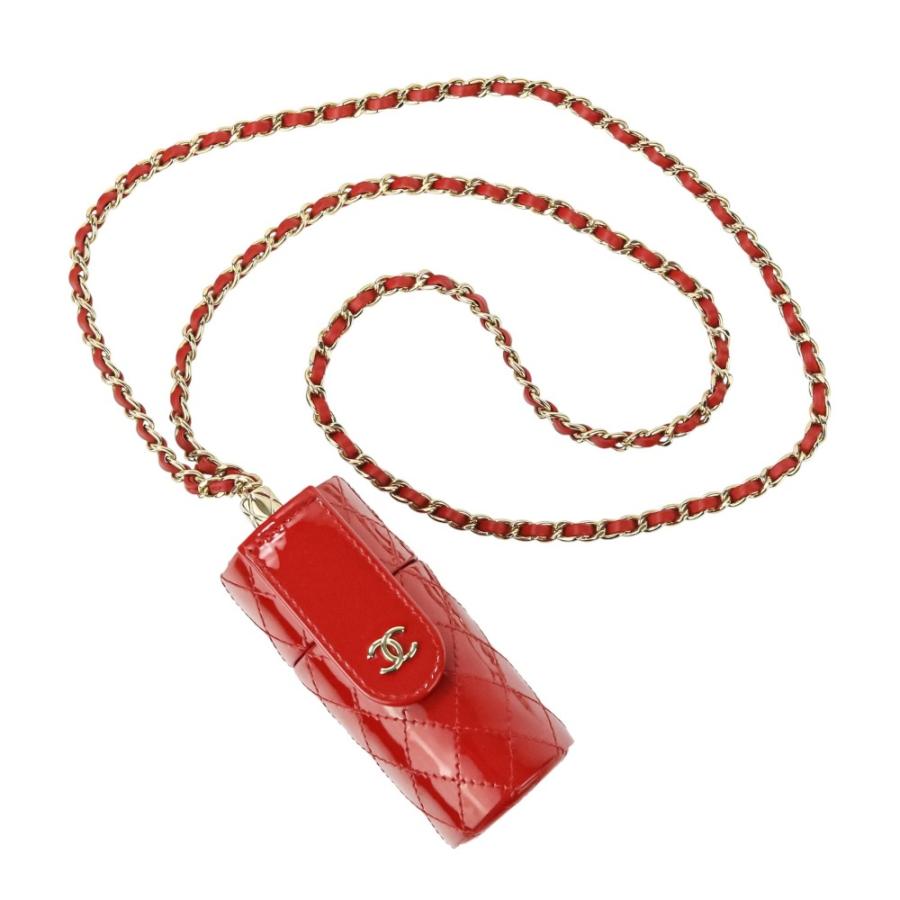 CHANEL（シャネル） 美品 パテントレザー マトラッセ ココマーク 