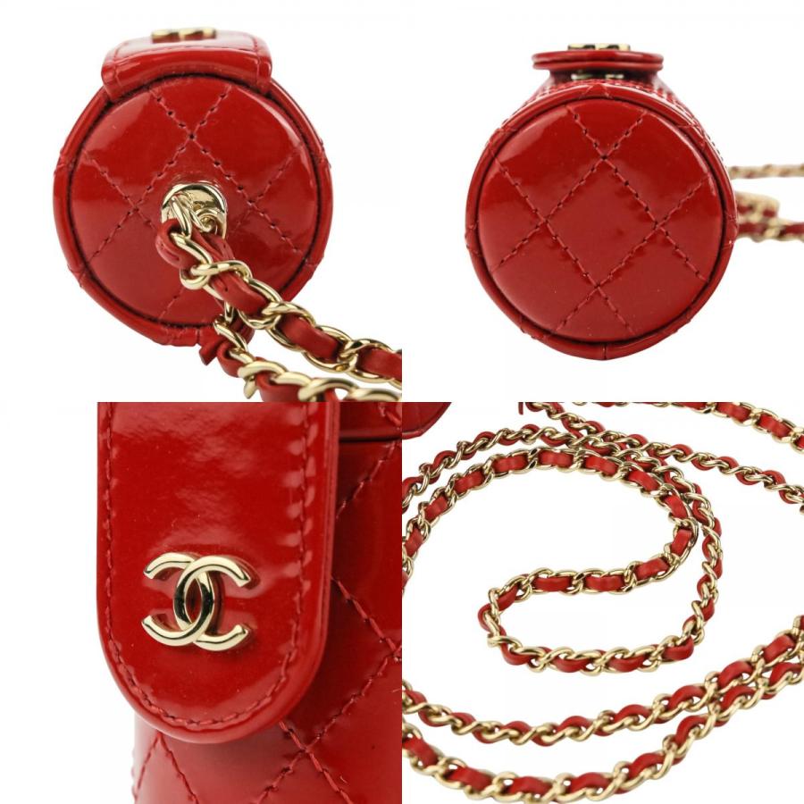 CHANEL（シャネル） 美品 パテントレザー マトラッセ ココマーク 