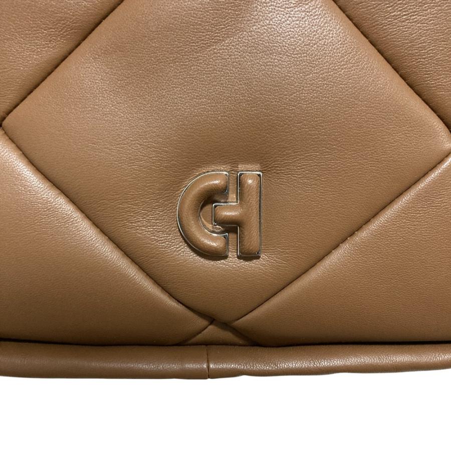 新品同様 COLE HAAN コールハーン ラムレザー 2WAY キルテッド ショルダーバッグ ブラウン レディース 古着 中古 USED COLE HAAN（コールハーン） 新品同様 ラムレザー 2WAY キルテッド