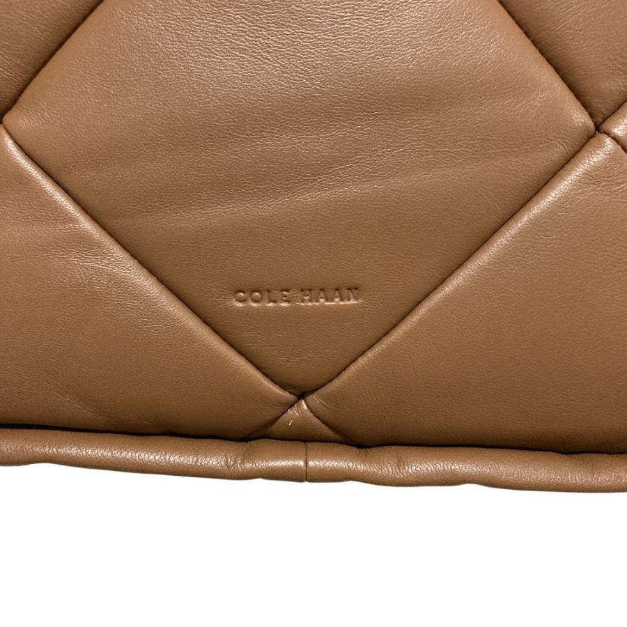 新品同様 COLE HAAN コールハーン ラムレザー 2WAY キルテッド ショルダーバッグ ブラウン レディース 古着 中古 USED COLE HAAN（コールハーン） 新品同様 ラムレザー 2WAY キルテッド